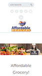 Mobile Screenshot of affordablegrocery.com